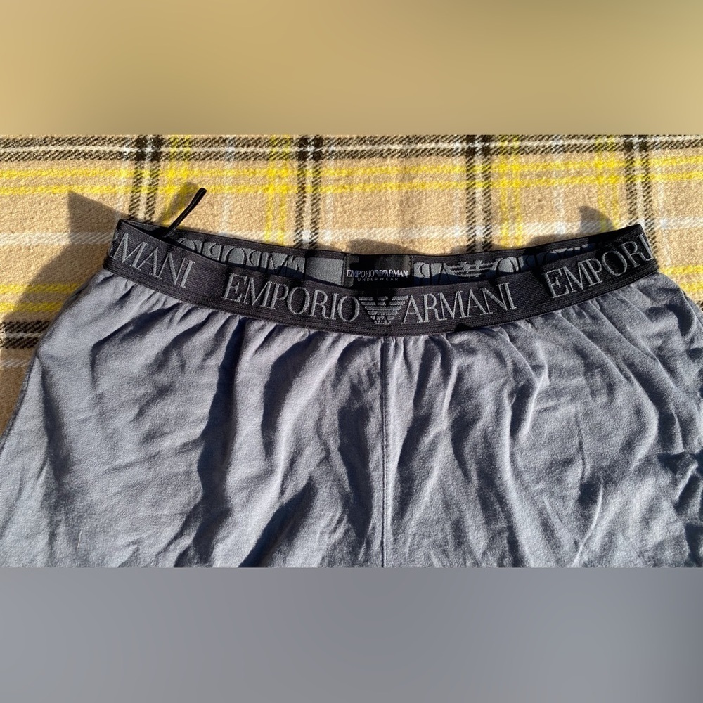 Emporio Armani Underwear Lightweight Loose Fit Shorts - Picture 4 of 4